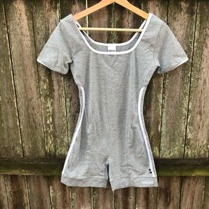ADIDAS Unitard One Piece Workout Suit Romper Grey